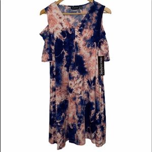 Nina Leonard tie dye dress